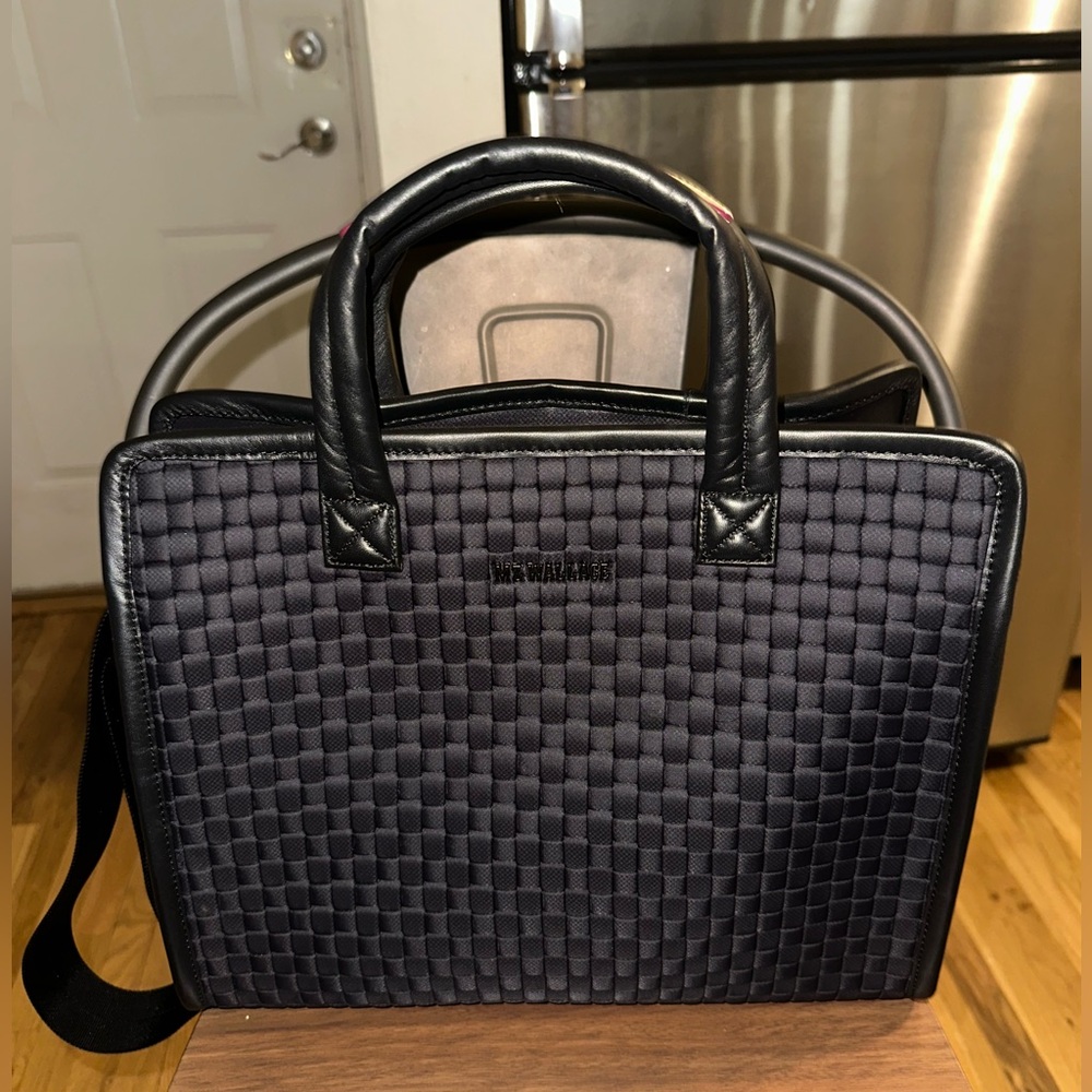 Brand new with tags MZ Wallace medium woven box tote bag